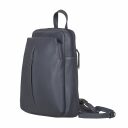 ESTELLE Dámsky kožený batoh do mesta 0143 modrý