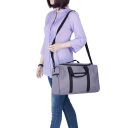Cestovná taška Ryanair 40x25x20 cm Fabrizio Worldpack 10362-1700 sivá na ramene