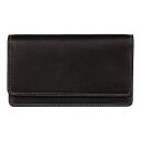 Patchi Dámska kožená peňaženka RFID 3001020.61.10 čierna / multicolor