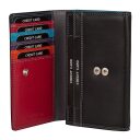 Dámska kožená peňaženka RFID PATCHI MULTICOLOUR WALLET L 3001027.61.10 čierna
