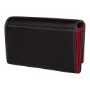 Dámska kožená peňaženka PATCHI WALLET RFID 3001036.61.10 čierna / multicolor - zadná strana