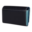 Dámska kožená peňaženka PATCHI WALLET RFID 3001036.61.30 modrá / multicolor - zadná strana