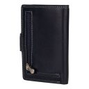 Patchi kožená minipeňaženka / puzdro na doklady RFID 3001022.61.30 modrá / multicolor - zadná strana