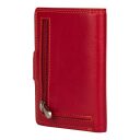 Patchi Kožená mini peňaženka RFID 3001022.61.55 červená / multicolor