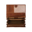 The Chesterfield Brand Dámska kožená peňaženka Hampton C08.037331 koňaková vnútorné členenie