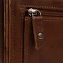 The Chesterfield Brand Dámska kožená peňaženka RFID Hampton C08.037331 koňaková - detail zipsu