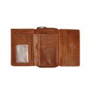 The Chesterfield Brand Dámska kožená peňaženka RFID Rhodos C08.044531 koňaková vnútorné priečinky