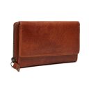The Chesterfield Brand Dámska kožená peňaženka RFID Rhodos C08.044531 koňaková