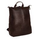Dámsky kožený batoh do mesta The Chesterfield Brand Manchester C58.014101 hnedá