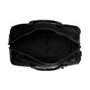 The Chesterfield Brand Kožená cestovná taška - weekender C20.000400 William čierna priehradky