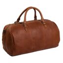 The Chesterfield Brand Kožená cestovná taška - weekender C20.000431 William koňak bočný pohľad