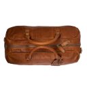 The Chesterfield Brand Kožená cestovná taška - weekender C20.000431 William koňak horný pohľad