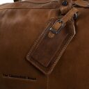 The Chesterfield Brand Kožená cestovná taška - weekender C20.000431 William koňak logo