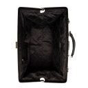 The Chesterfield Brand Kožená cestovná taška - weekender C20.004300 Corfu čierna