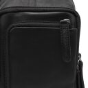 The Chesterfield Brand Kožená crossbody taška Riga C58.028400 čierna detail
