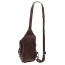 The Chesterfield Brand Kožená crossbody taška Riga C58.028401 hnedá