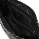 The Chesterfield Brand Kožená kabelka cez plece / crossbody Faro C48.122800 čierna