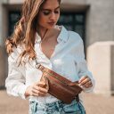 The Chesterfield Brand Kožená ledvinka okolo pása aj crossbody Toronto C23.102131 koňaková
