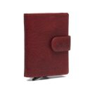 The Chesterfield Brand Kožená peňaženka - puzdro na karty RFID C08.044204 Prague červené - predná strana