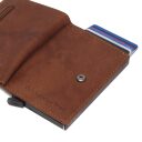 The Chesterfield Brand Kožená peňaženka - puzdro na karty RFID C08.044231 Prague koňak