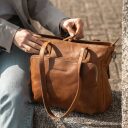 The Chesterfield Brand Kožená shopper taška Alicante C38.019231 koňaková detail