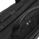 The Chesterfield Brand Kožená taška na notebook 17" C40.101500 Ryan čierna - detail zipsov