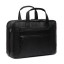 Kožená business taška na notebook 17" The Chesterfield Brand Ryan čierna C40.101500 - predná strana