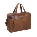 The Chesterfield Brand Kožená taška na notebook 17" C40.103431 Misha koňak zadná strana