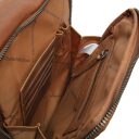 The Chesterfield Brand Kožená taška cez rameno na doklady Alva C48.095531 koňaková vnútorné priehradky