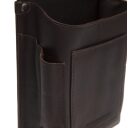 Kožené puzdro na kasírku The Chesterfield Brand Leather Holster for Waiter Wallet C08.046301 Taiwan tmavo hnedé