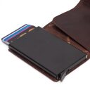 The Chesterfield Brand puzdro na karty RFID C08.044301 Portland hnedé hliníkové puzdro cardprotector