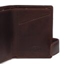 The Chesterfield Brand Malá kožená peňaženka - puzdro na karty RFID C08.044301 Portland hnedé