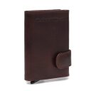 The Chesterfield Brand Malá kožená peňaženka - puzdro na karty RFID C08.044301 Portland hnedé