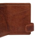 The Chesterfield Brand Malá kožená peňaženka - puzdro na karty RFID C08.044331 Portland koňak