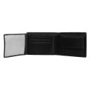 Pánska kožená peňaženka RFID The Chesterfield Brand Timo C08.017300 čierna otvorená